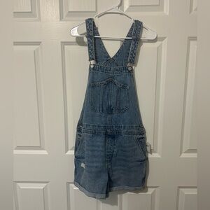 NWT - Old Navy Denim Shorts Overalls - Size M